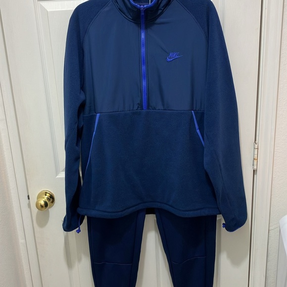 Nike Sportswear NSW N98 Sherpa Heritage Tribute Sweatsuit Warmup Suit Fleece EUC - Picture 8 of 16